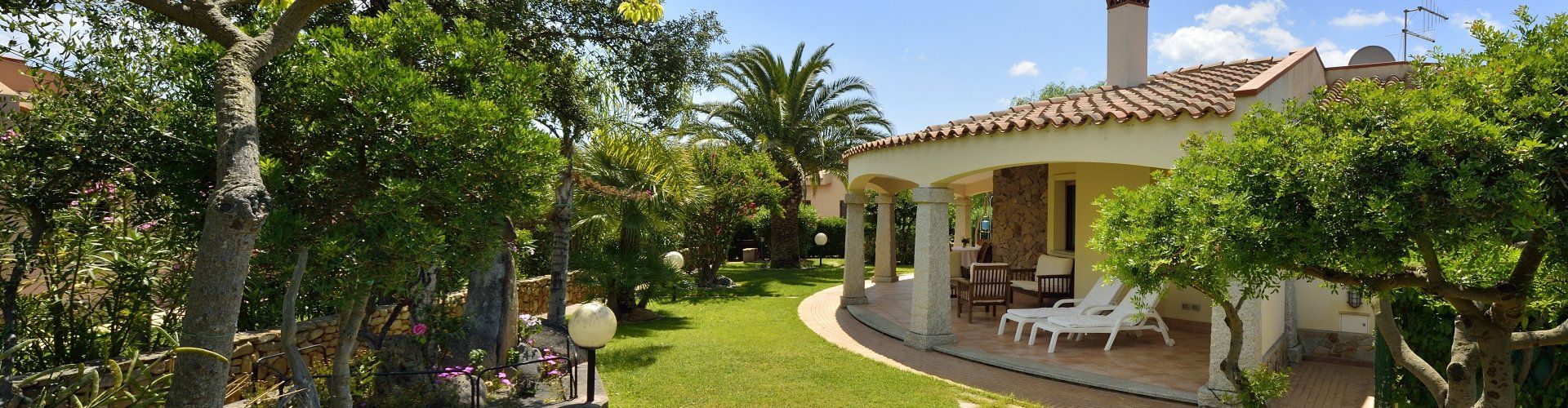 Villa Zoello 10 | Private garden House view from the garden