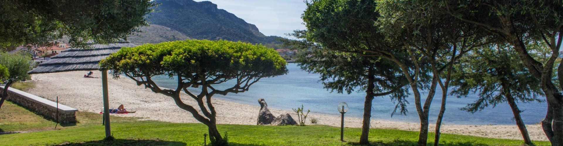 Beach in front of the house