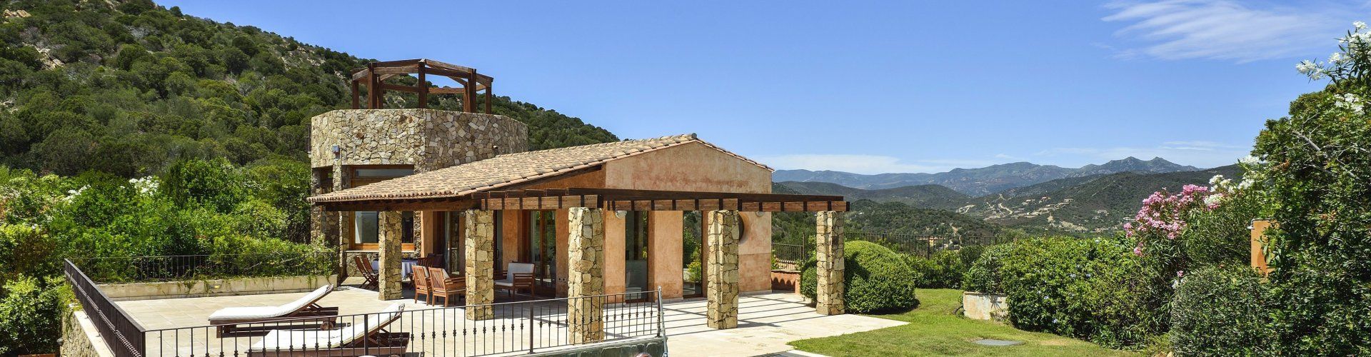 Villa Torretta Chia | The villa thrones on top of the hills of Chia Beaches of Chia