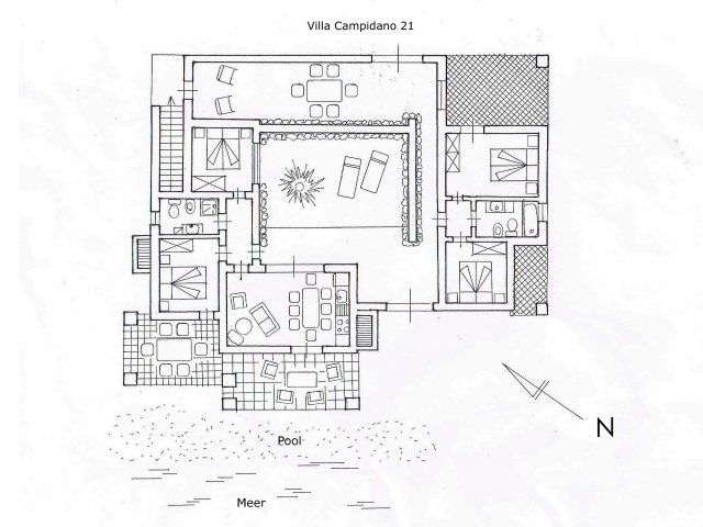 Villa Campidano 21 | Floorplan Floorplan Villa Campidano 21
