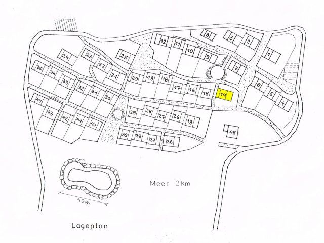 Li Conchi 14 | Position of the house Map of the village