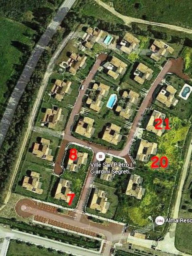 Villa Campidano 8 | Position of the house Position of the house