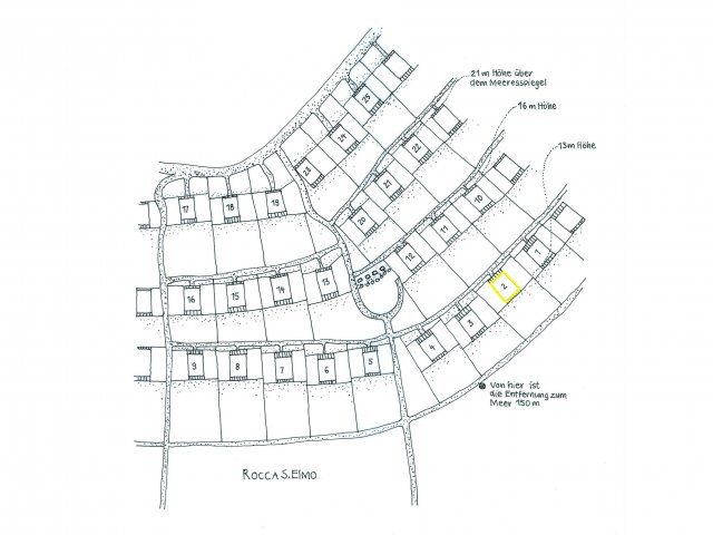 Casa 2 | Holiday house location plan in the condominium Sant'Elmo Holiday house location plan in the condominium Sant'Elmo