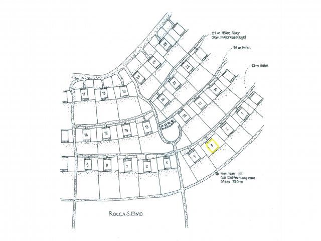 Casa 3 | Holiday house location plan in the condominium Sant'Elmo Holiday house location plan in the condominium Sant'Elmo