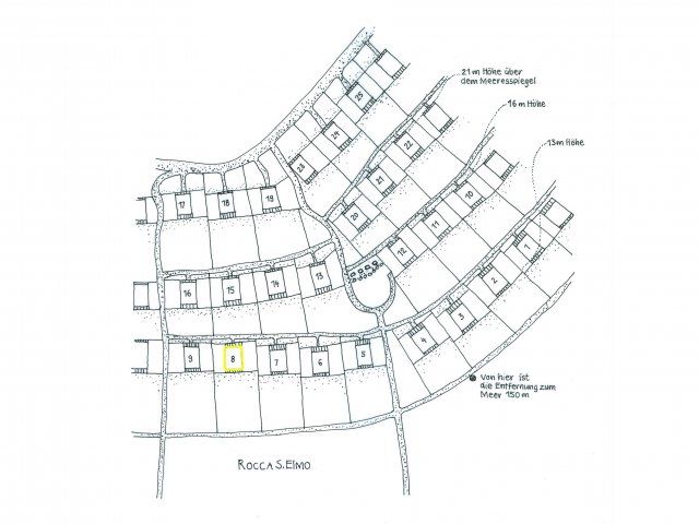 Casa 8 | Holiday house location plan in the condominium Sant'Elmo Holiday house location plan in the condominium Sant'Elmo