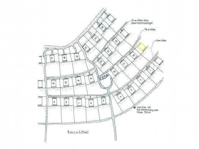 Casa Grecino | Location plan Condominium Sant'Elmo Location plan Condominium Sant'Elmo