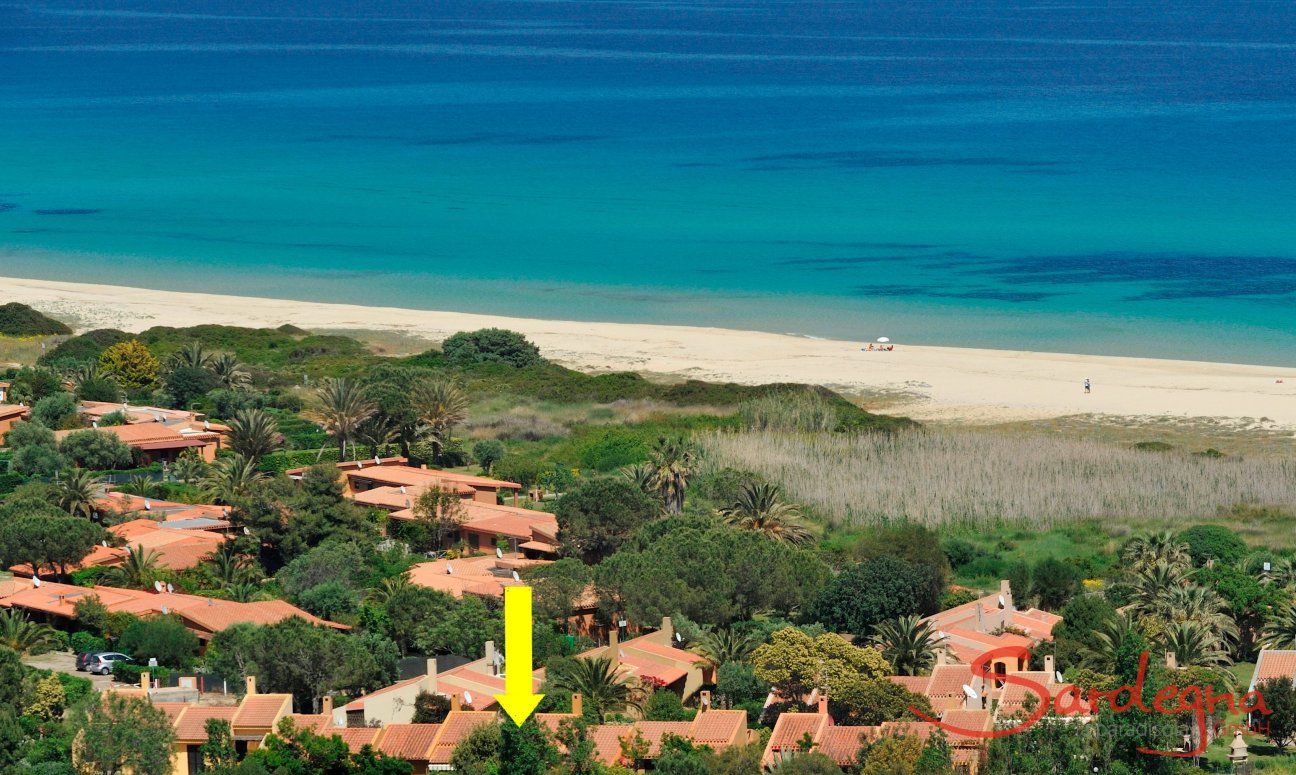 Villa Mare Turagri | Location of the house Villaggio Turagri