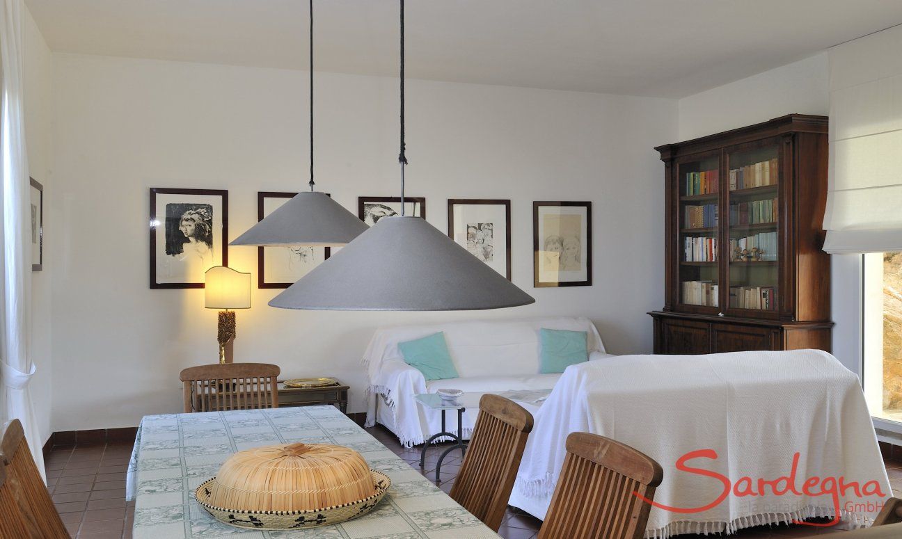 Villa Aquila Giardino | Living and dining area for 2 - 4 guests Dining area