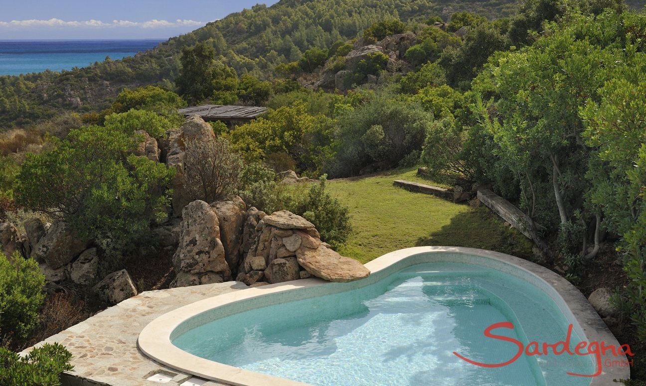 Villa Aquila Alta | Small pool in Villa Aquila Alta Sardinia