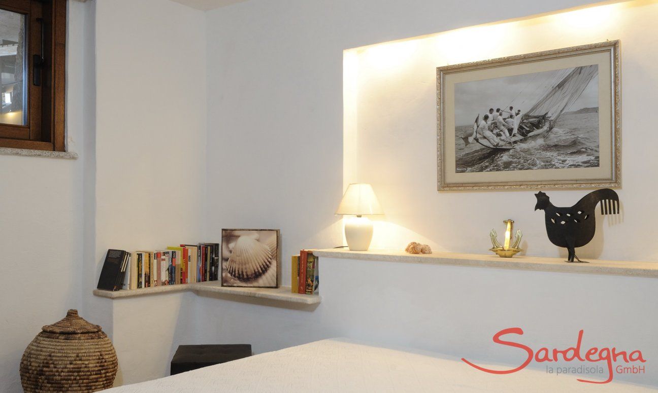 Villa Cala Ginepro | Bedroom 3 (downstairs) with double sized bed Bedroom 3 (downstairs) with double sized bed