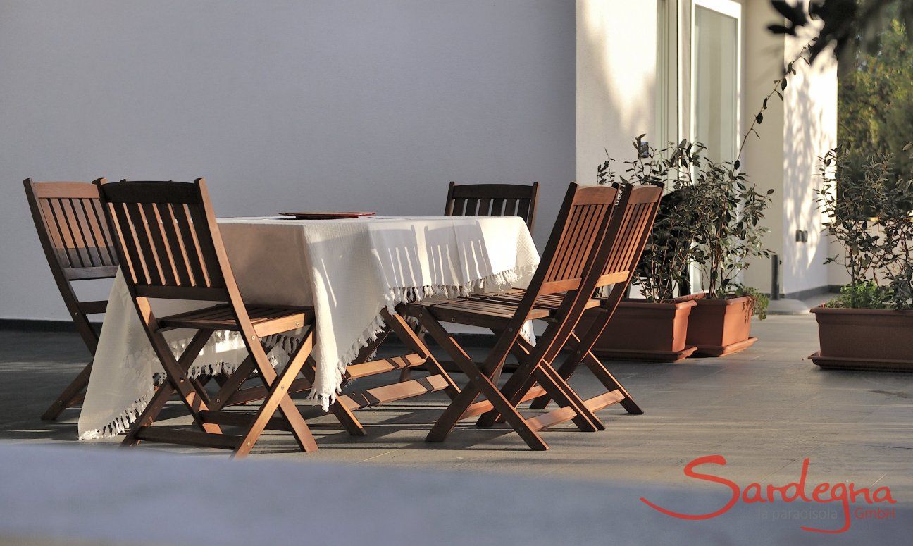 Apartment Cala Liberotto I | Terrace dining furniture Terrace dining furniture