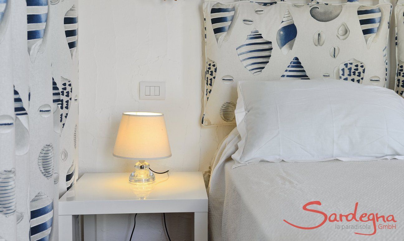 Bedroom with sea stile docoration Casa 20, Sant Elmo