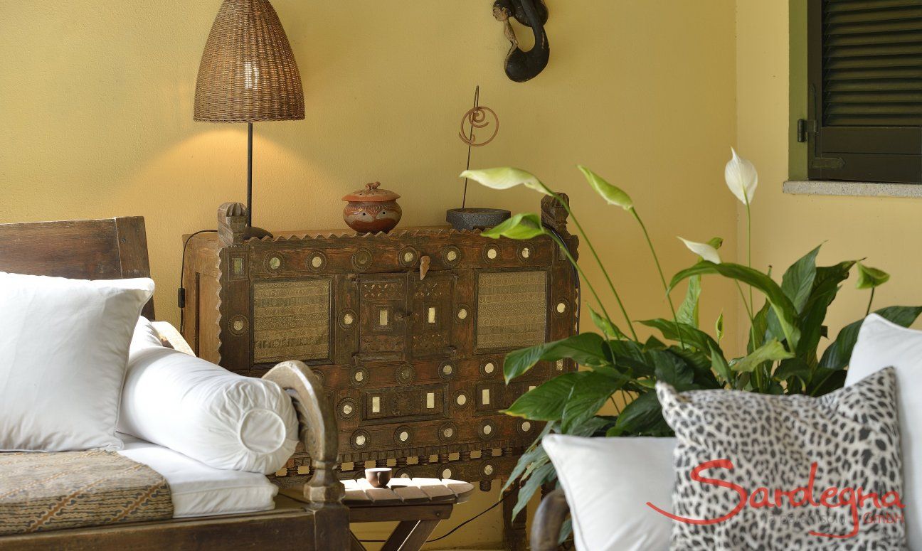 Villa Ulivi 12 | Lounge outside, furnished in ethnic style Terrace
