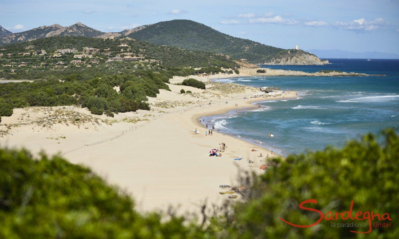 Beach of Chia, only 10 km. away 