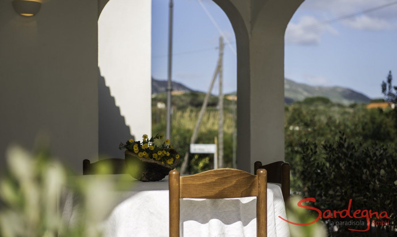 Villa Caterina | Terrace with view on the sardinian landscapes Detail