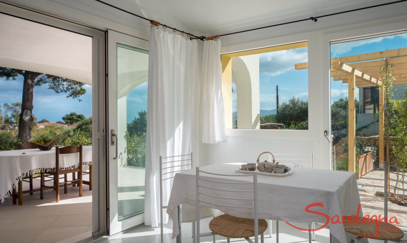 Villa Caterina | Dining room with big panoramic windows Dining room