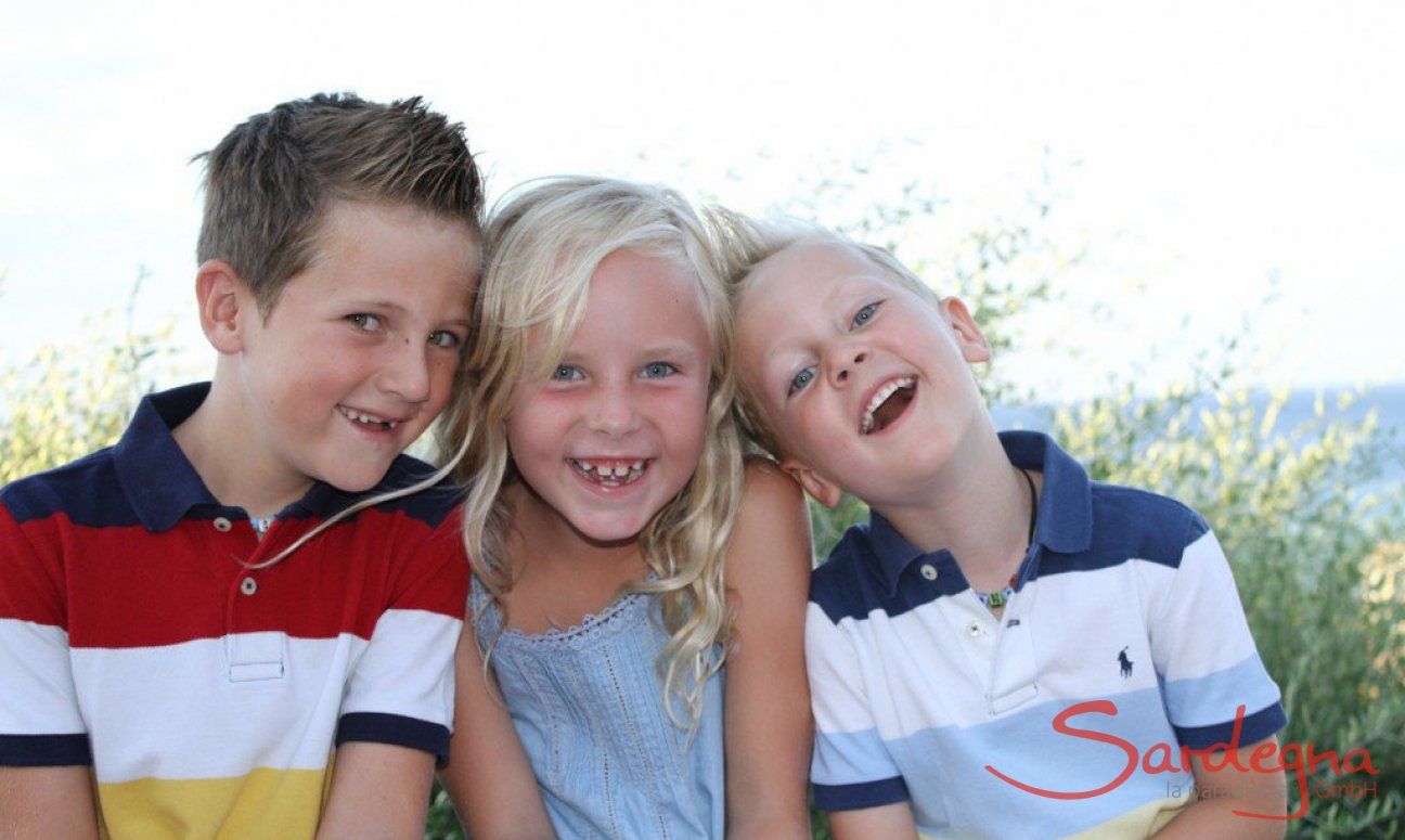 Villa Monica | Children in Villa Monica 2014 Hoock, Villasimius, Strand;