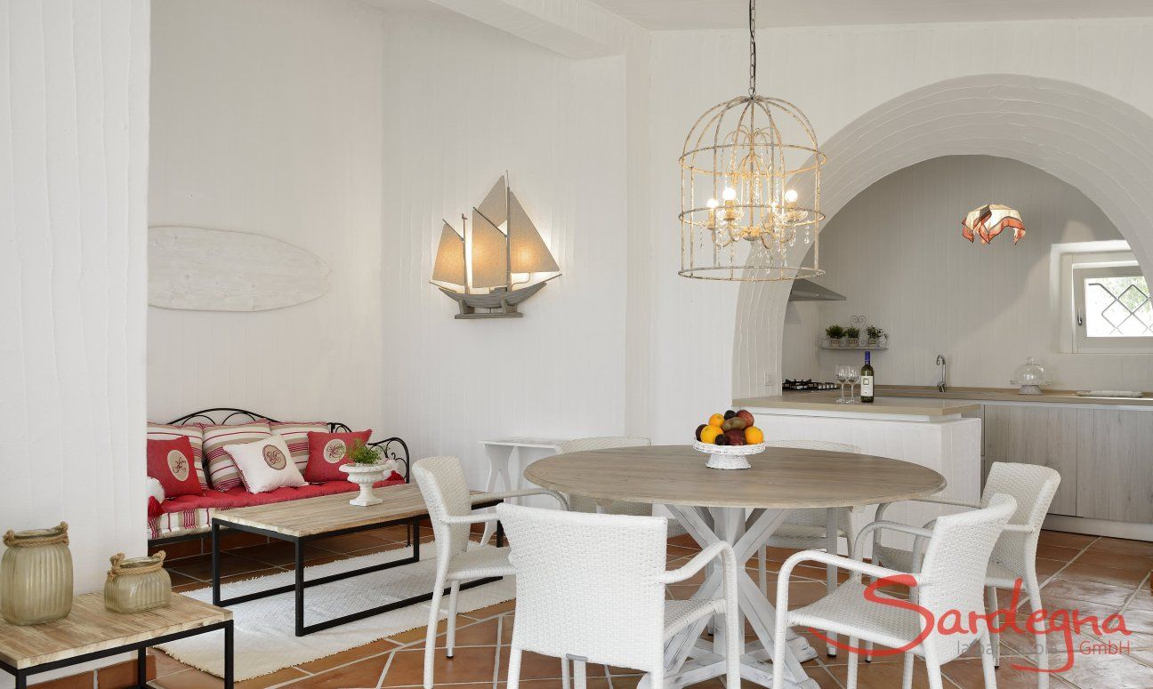 Li Conchi 33 | Dining table, sofa and kitchen Dining room