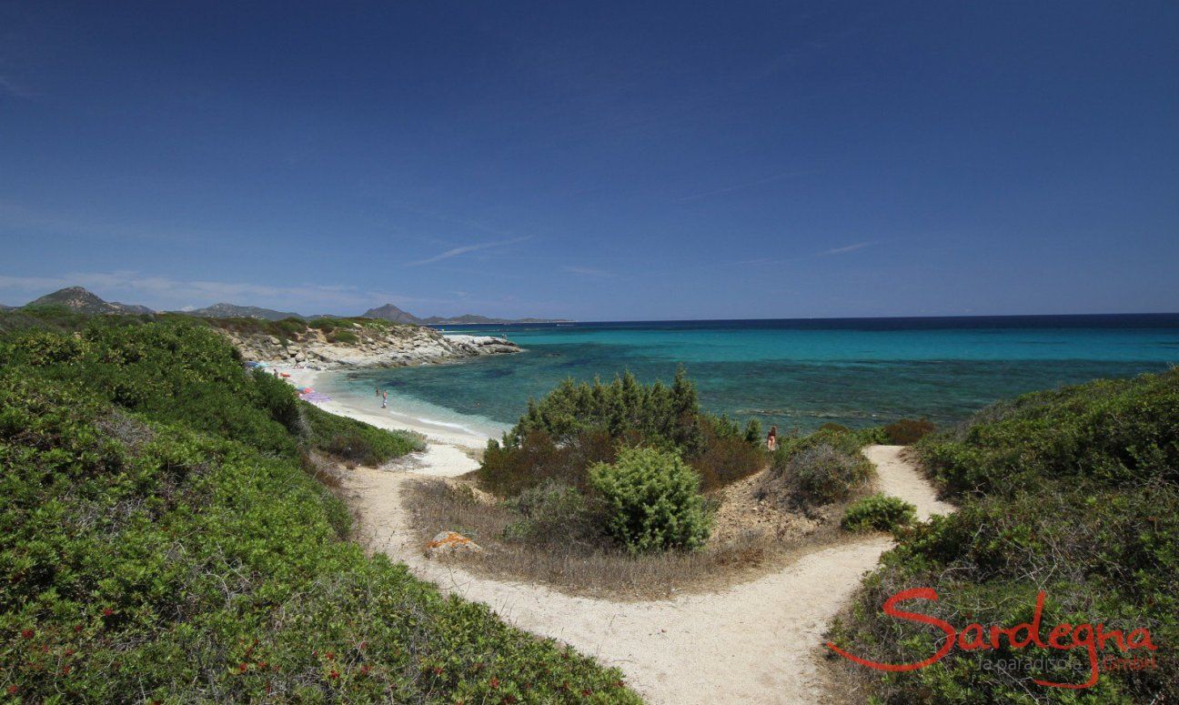 Way to the beach of  Sant Elmo