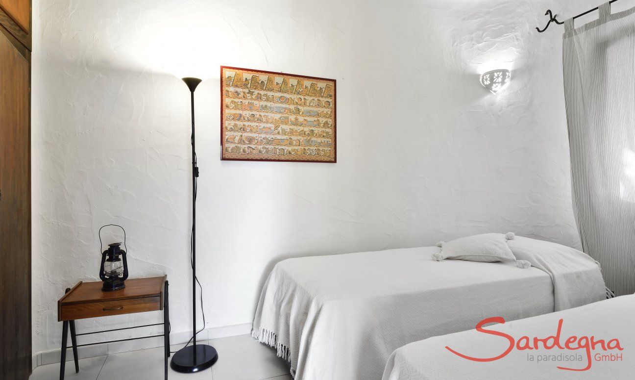 Villa Su Faru 1 | Bedroom 2 ground floor with two single beds Bedroom 2 ground floor with single beds