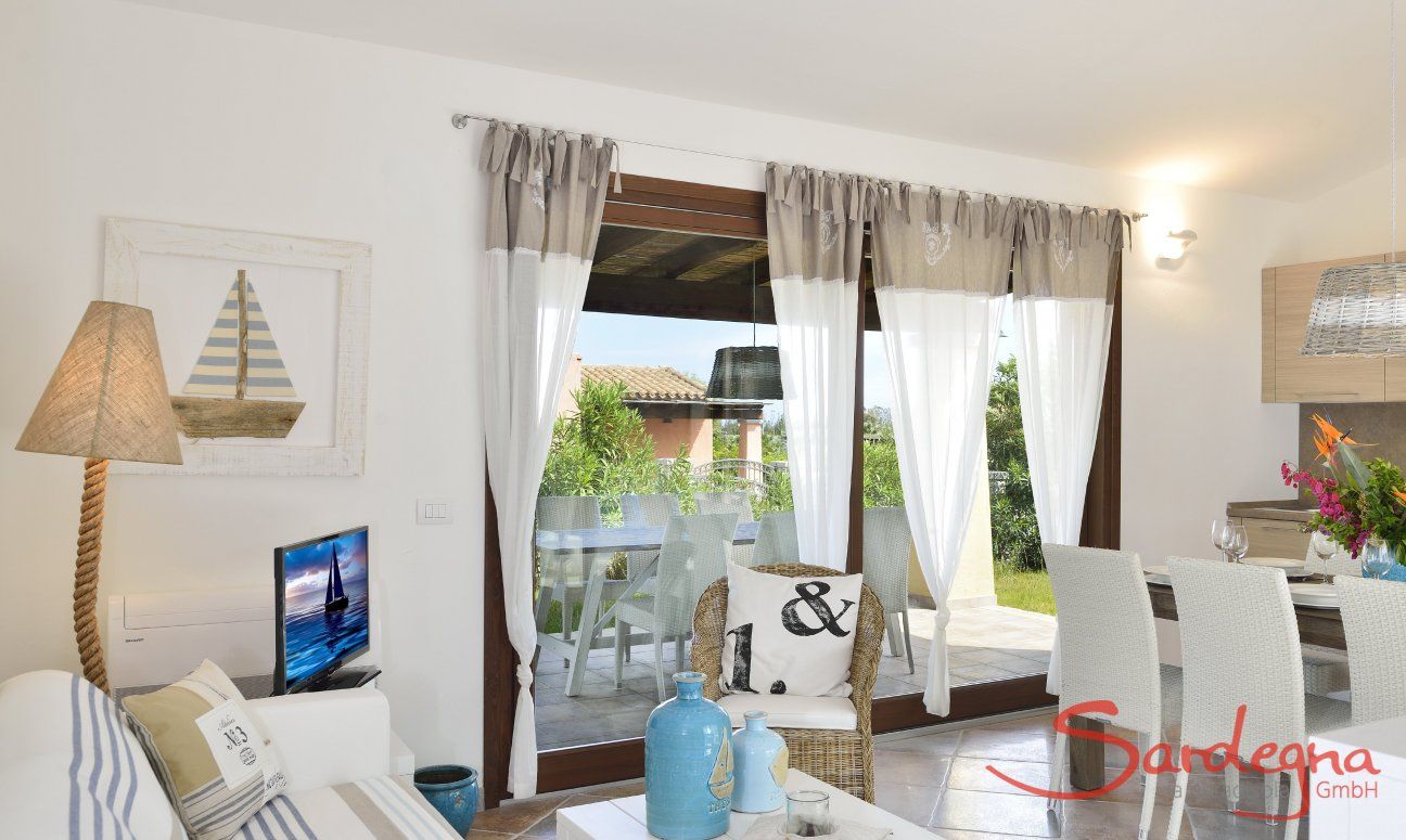 Villa Campidano 8 | Living room with a direct terrace access Living room
