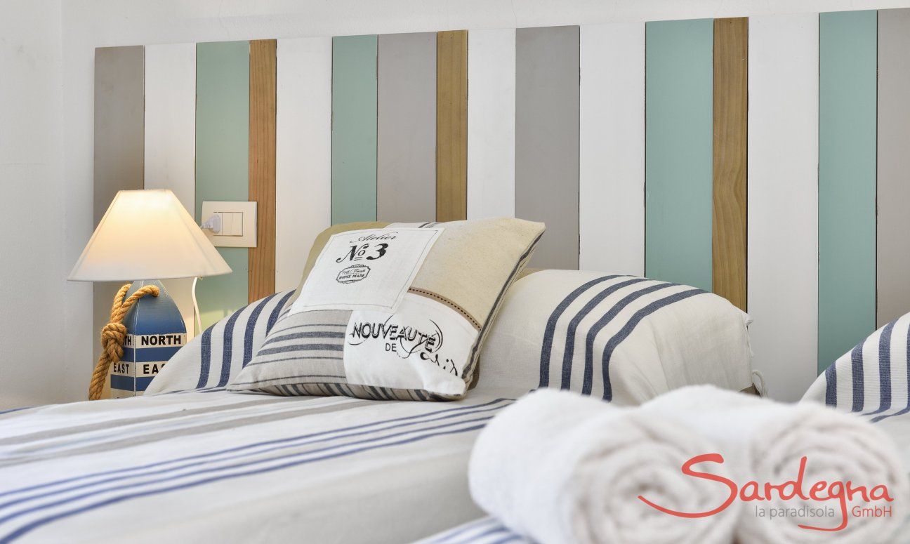 Villa Campidano 7 | Bedroom 3 with two single beds Bedroom