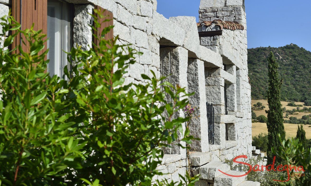 Li Conchi 14 | Granite stairs lead form the garden to the terrace Stairs to the terrace
