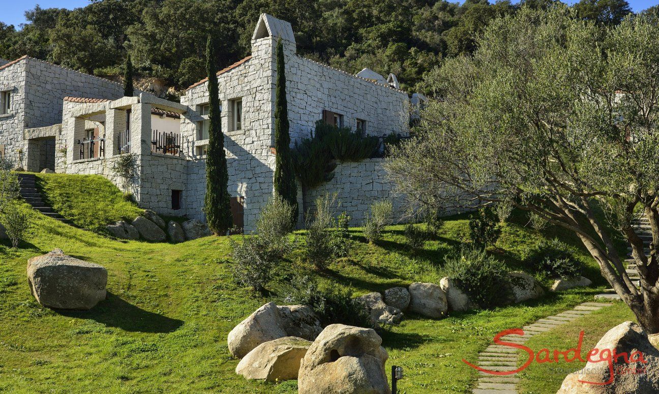 Li Conchi 9 | Location of the house surrounded by the green nature Position of the holiday home Li Conchi 9, Cala Sinzias