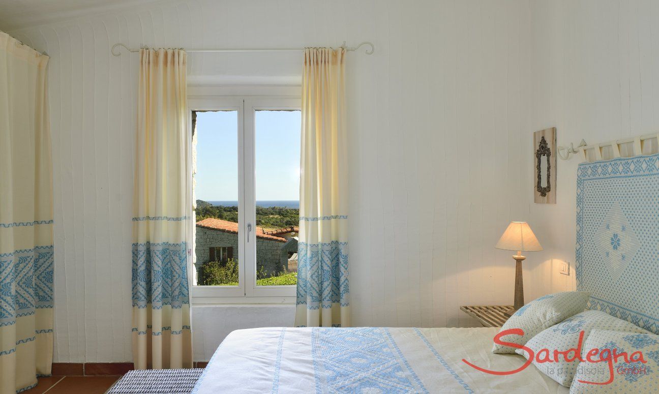 Main Bedroom with gardenview Li Conchi 10, Cala Sinzias