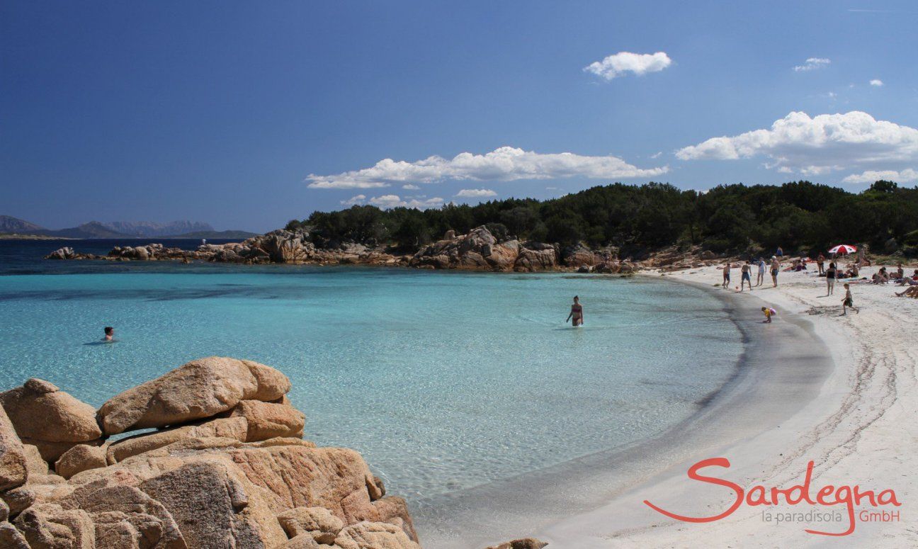 Incredible colours in the bay of Cala Capriccioli, Costa Smeralda