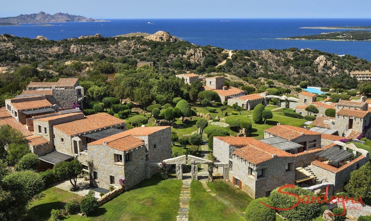 Villa Domus 17 | Aerial view of Domus di Pitrizza Aerial view of Domus di Pitrizza