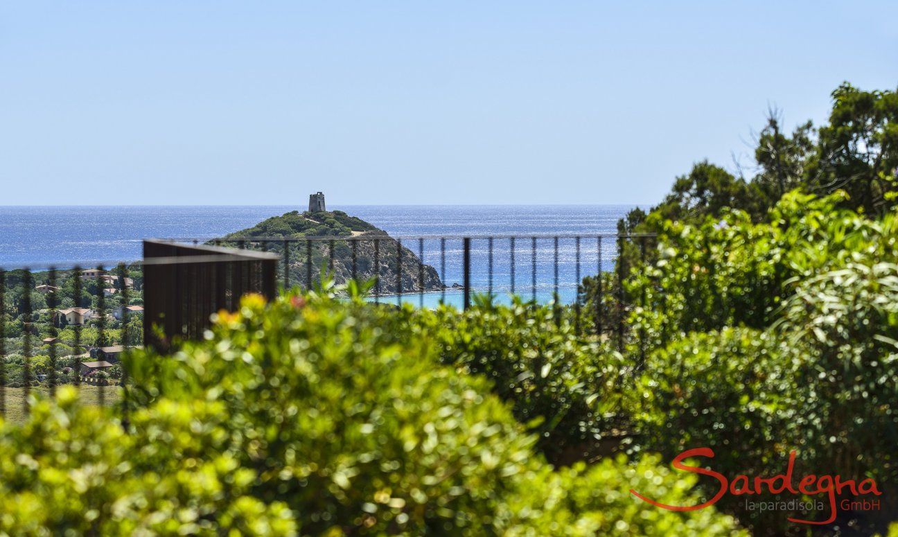 Villa Torretta Chia | Garden with a beautiful sea view Sardinia