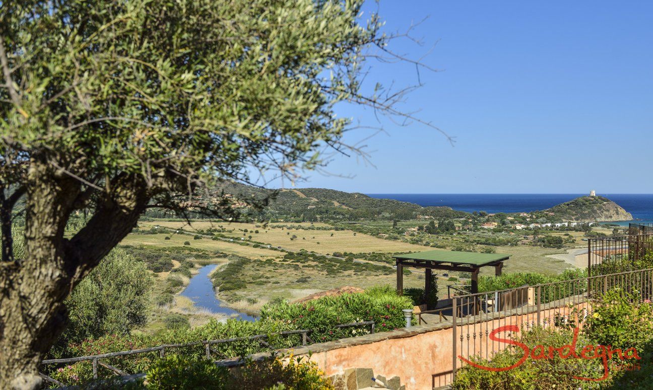 Villa Torretta Chia | View of Chia´s landscape and the sea View of the environment and the sea