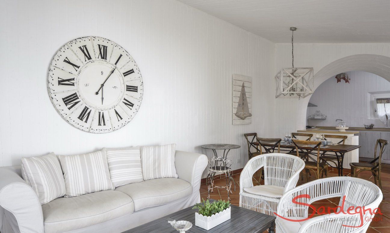 Li Conchi 36 | Living Room with sofa corner, dining table and kitchen Living Room
