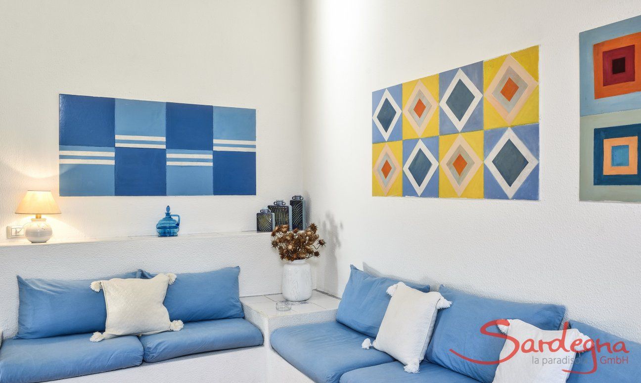 Villa La Viola | Modern and cozy sofa corner Modern and cozy sofa corner