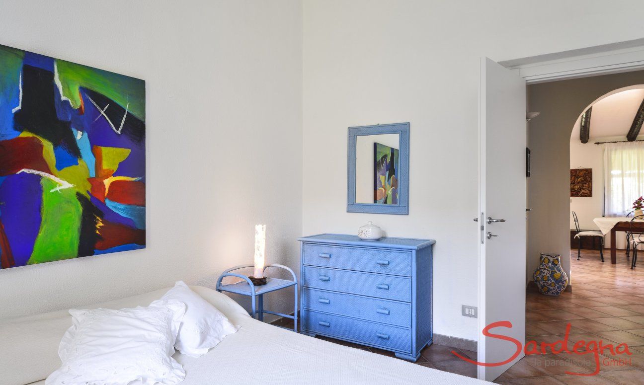 Villa La Viola | Bedroom 1 with a view towards the hall Bedroom 1 with a view towards the hallway