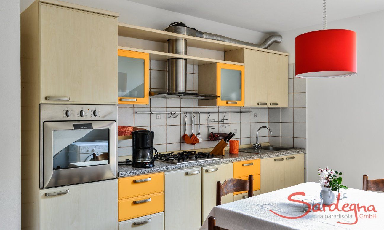 Villa Le Ginestre 2 | Kitchen souterrain with all essential devices like oven, gas stove sink, exhaust hood Kitchen souterrain with all essential devices like oven, gas stove sink, exhaust hood