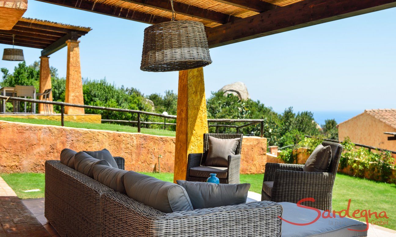 Lounge area on the terrace 