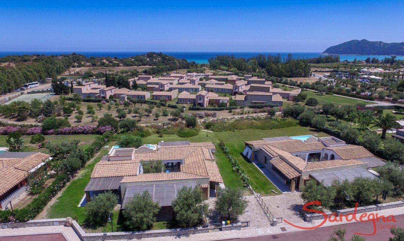 Airview and distance from the sea  Villa Campidano 21