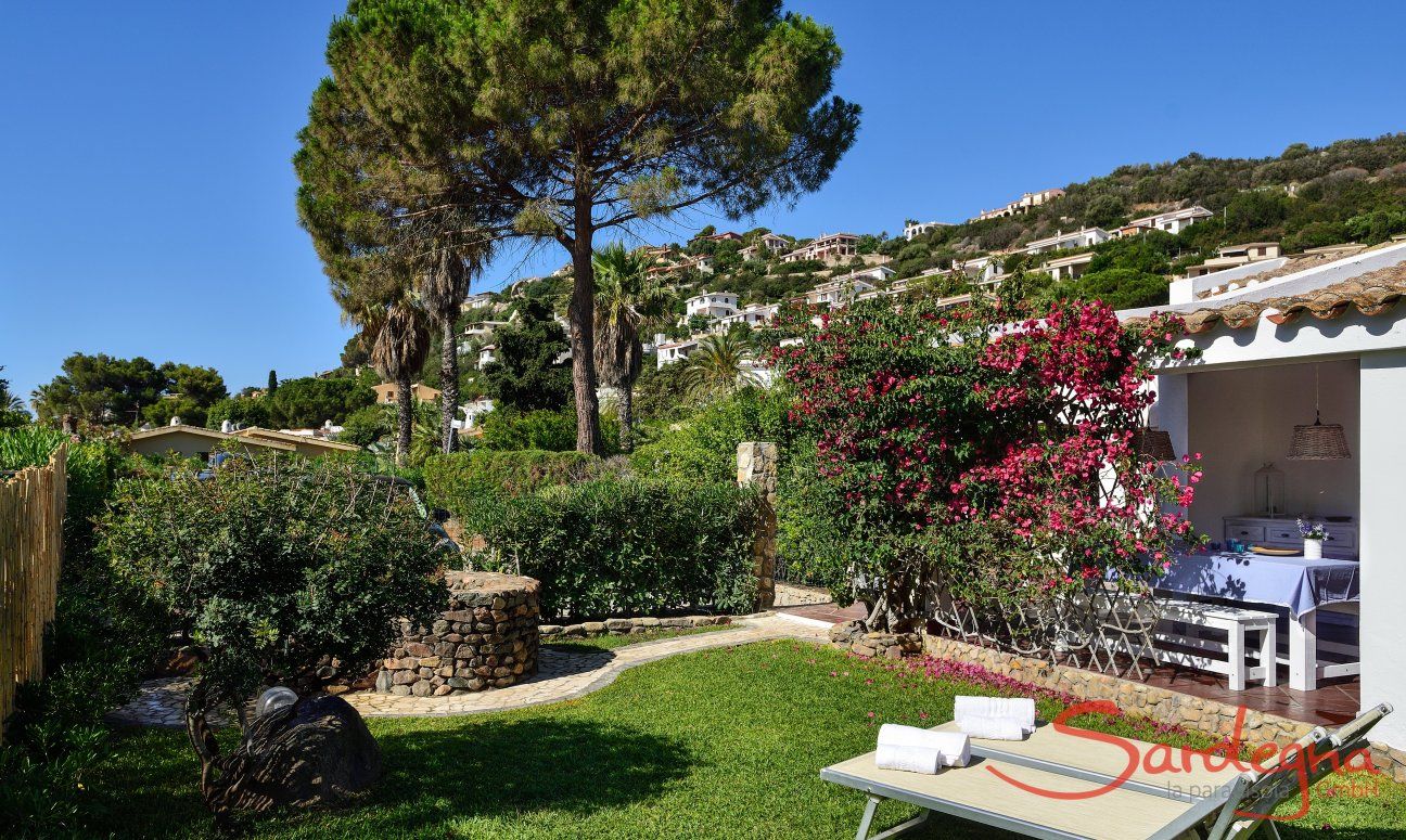 Well groomed and beautiful garden of Villa Chiara 