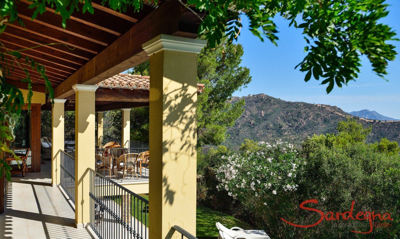 Villa Le Poiane | View from the terrace towards the landscape View from the terrace towards the landscape