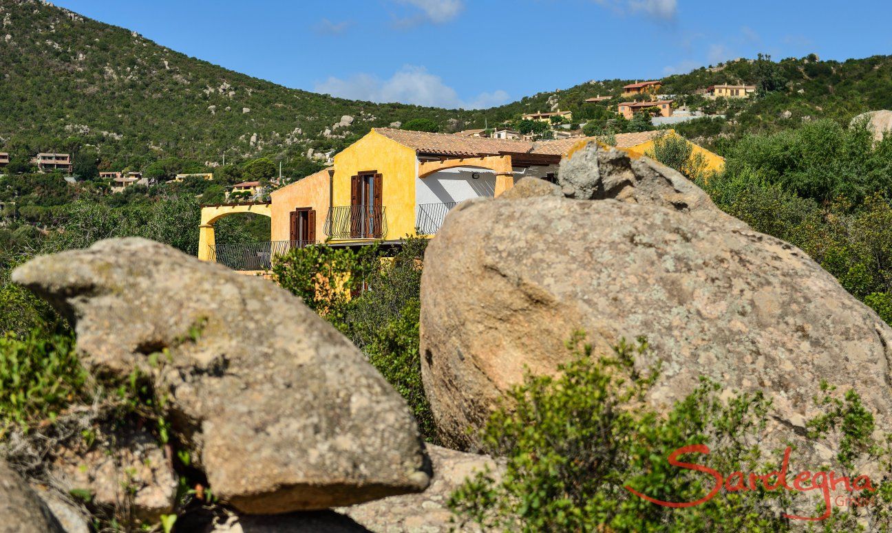 Apartment Orchidea-C | Position of the house inmidst sardinian nature View of the house