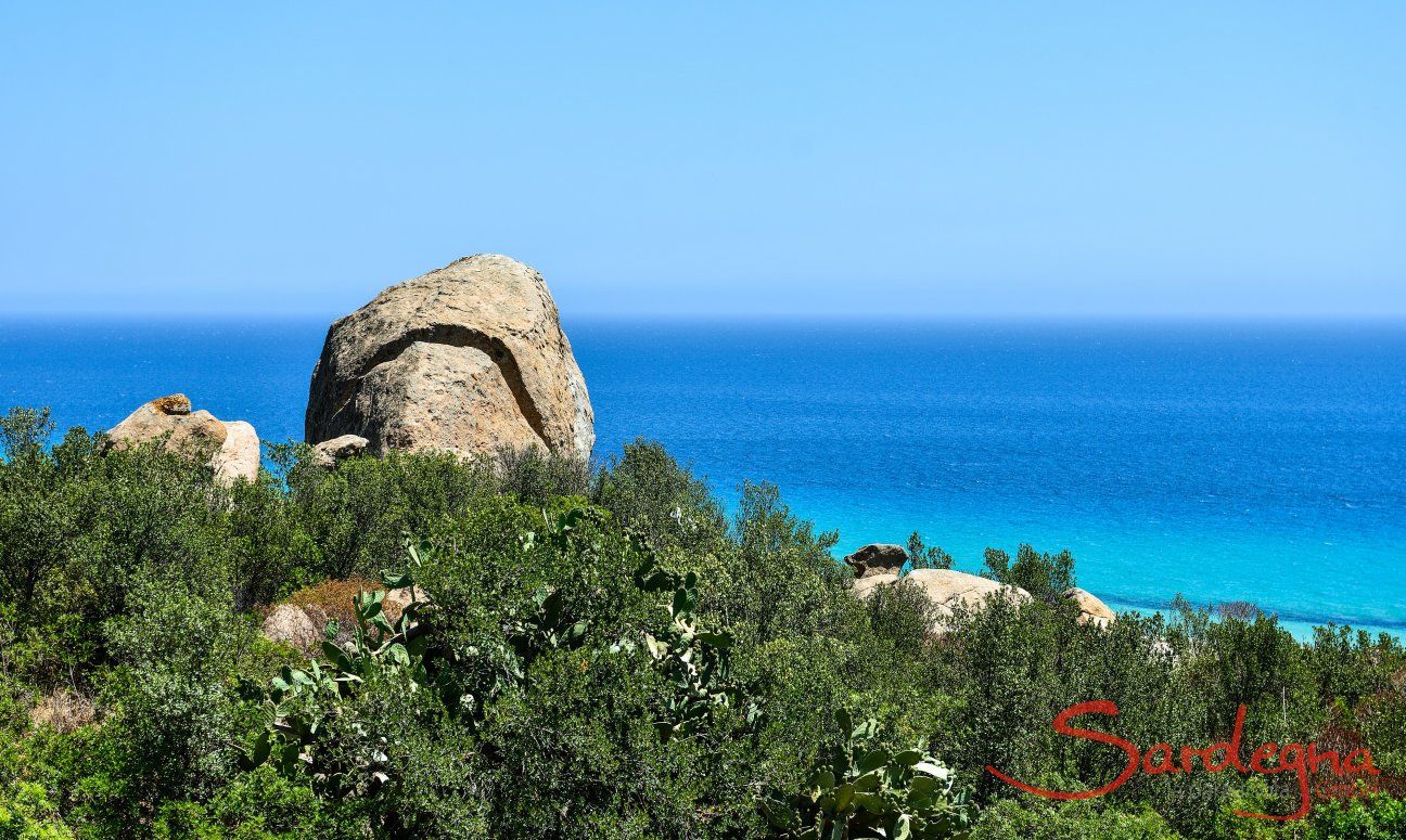 View towards the stunning sea