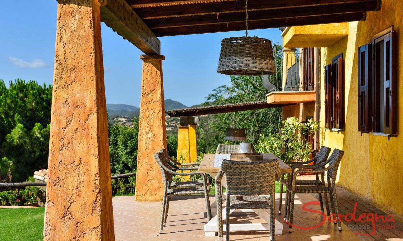 Apartment Orchidea-A | Terrace with shade Sardinia