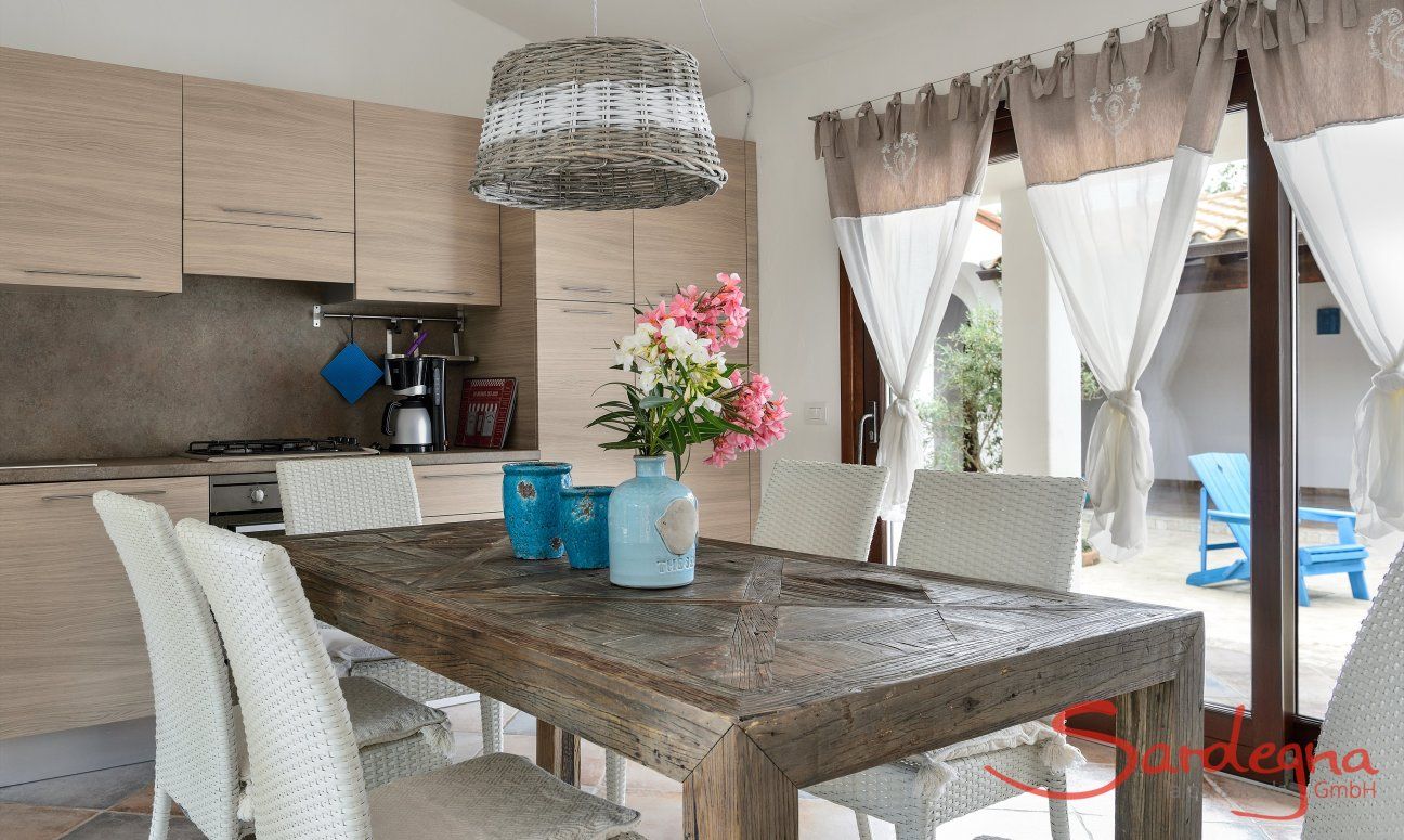 Villa Campidano 8 | Dining room with view of the inner courtyard Dining room with view of the inner Courtyard