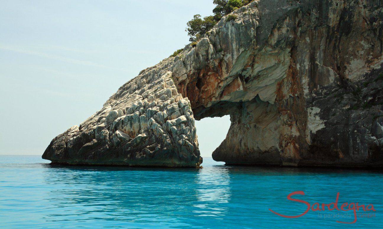 Arch of Cala Goloritze formed by nature