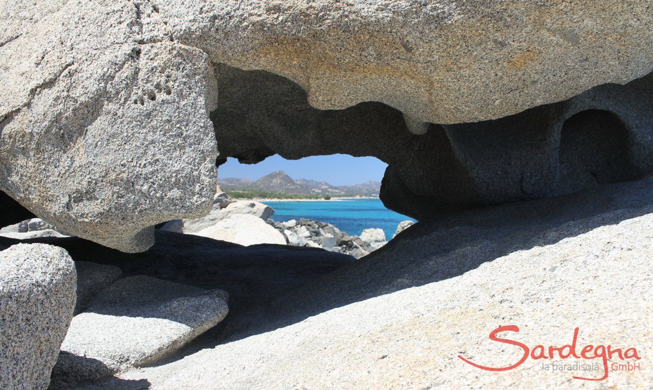 Casa Meloni 2 | View from S.Elmo from a rock cave to the Costa Rei Sardinia