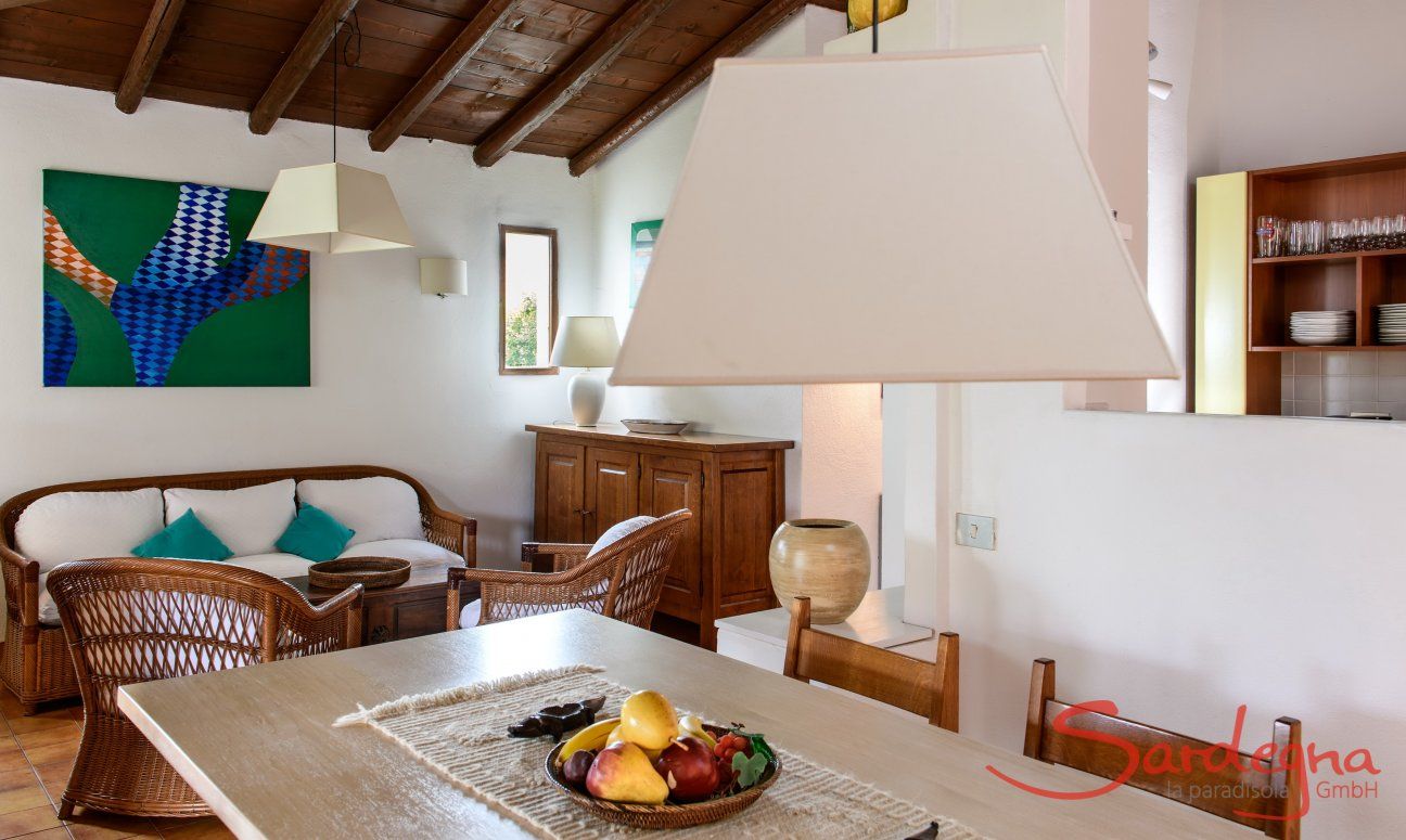 Villa Kika | Living area and dining place Living area and dining place