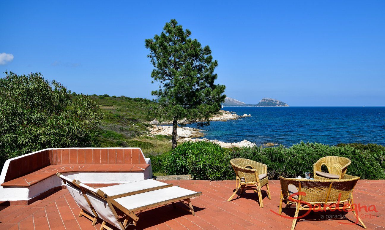 Terrace with sea view