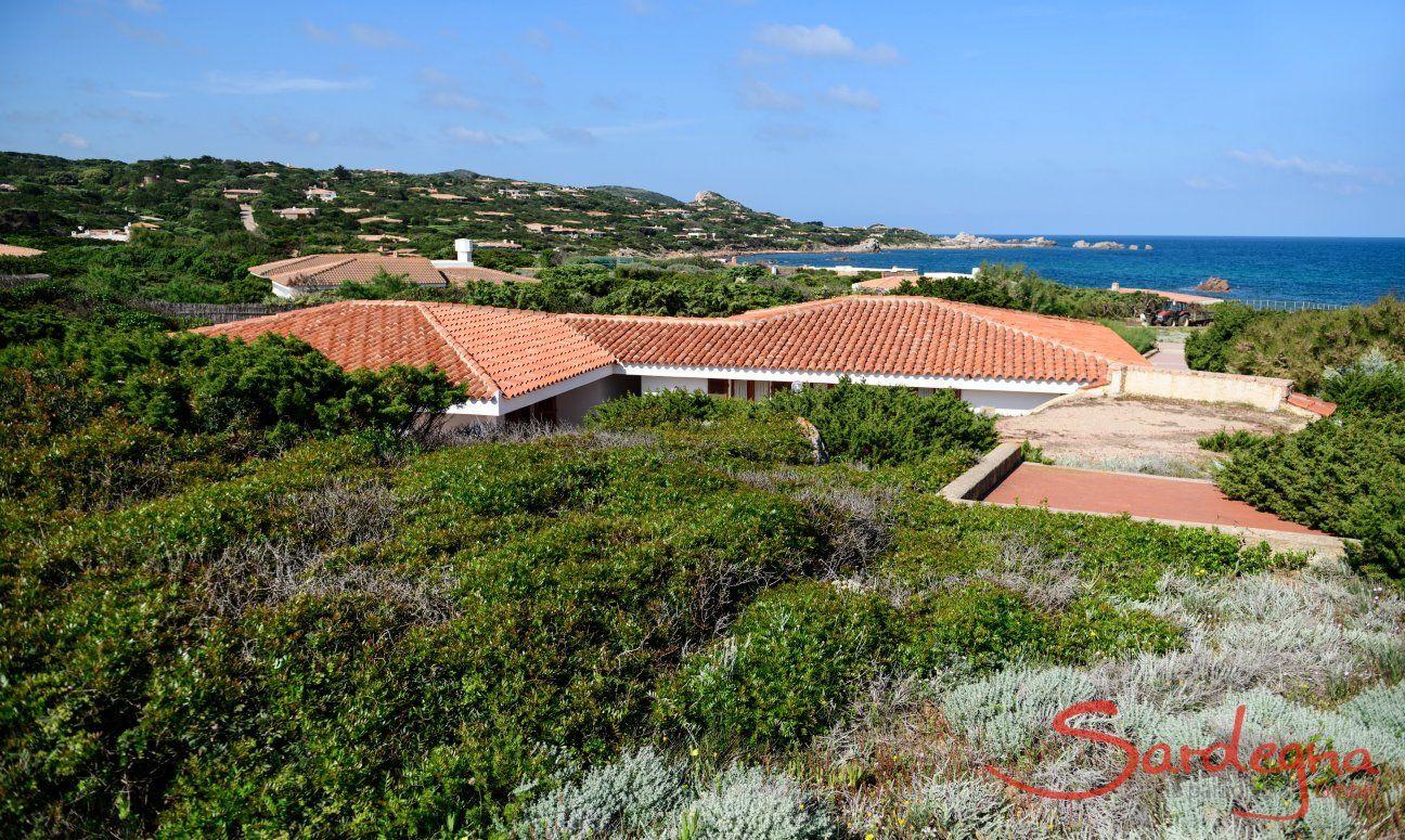 Villa Marco | View of the house and the sea View of the house and the sea